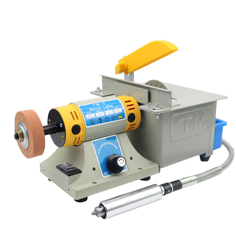 220V 750W Precision Bench Grinding Machine Gem Jewelry Rock Polishing Machine