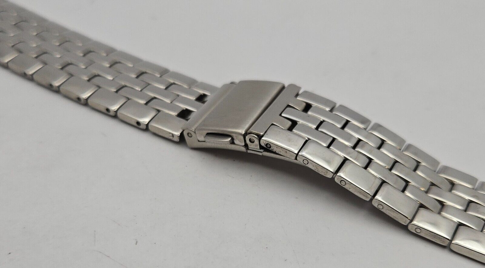20mm stainless steel watch accessories watch bracelet/strap, silver watch chain