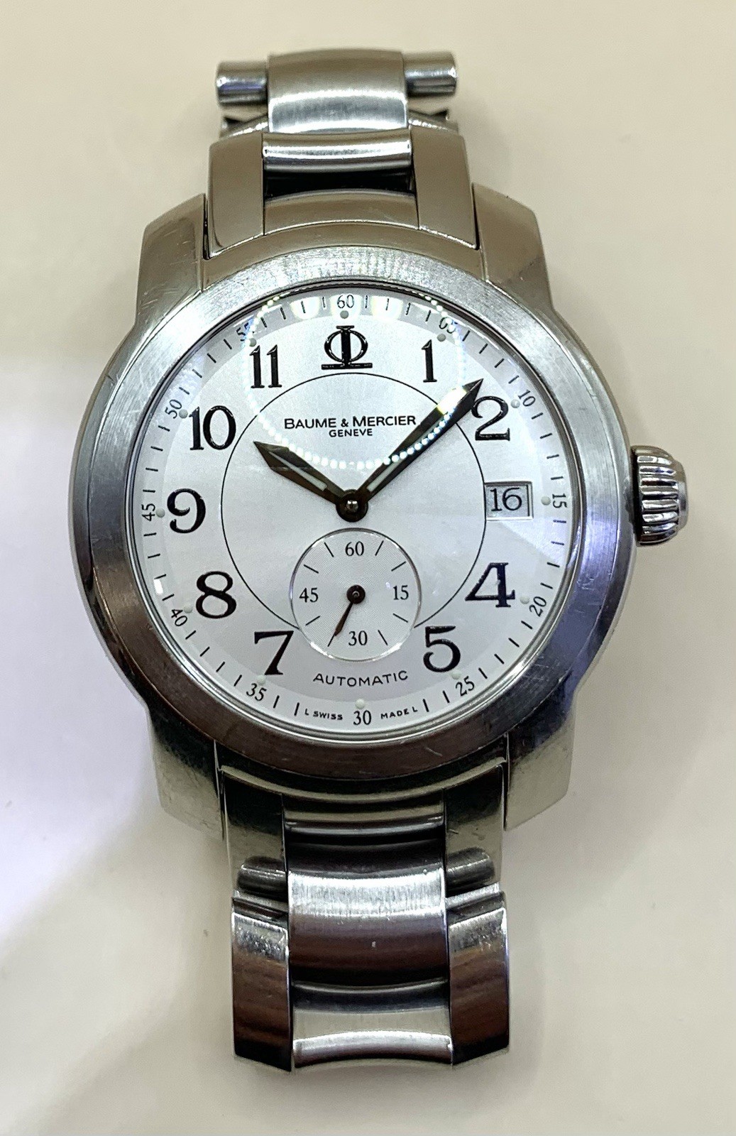 Baume & Mercier Capeland 39mm Stainless Steel Silver Dial Men’s Watch MV045221