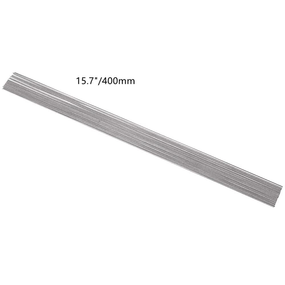 25PCS 40CM 15.7″ Stainless Steel Spring Wire Hard Full Straight 2.0mm Fishing…