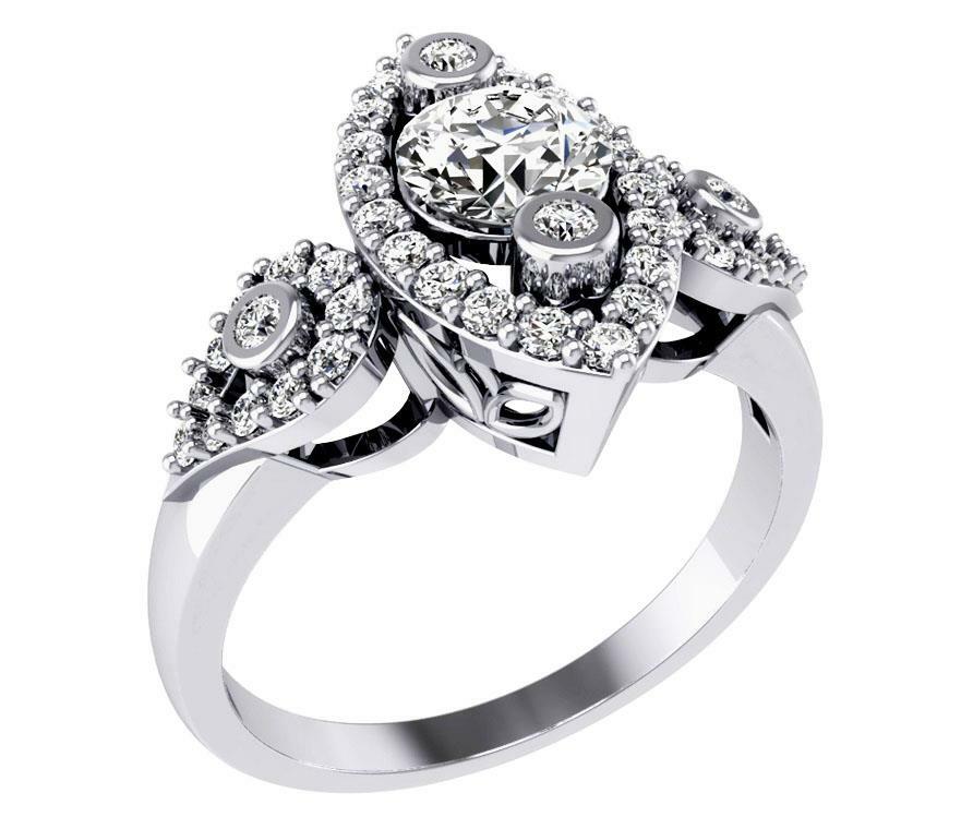 Solitaire Anniversary Ring I1 G 1.00 TCW Natural Round Diamond 14K Yellow Gold