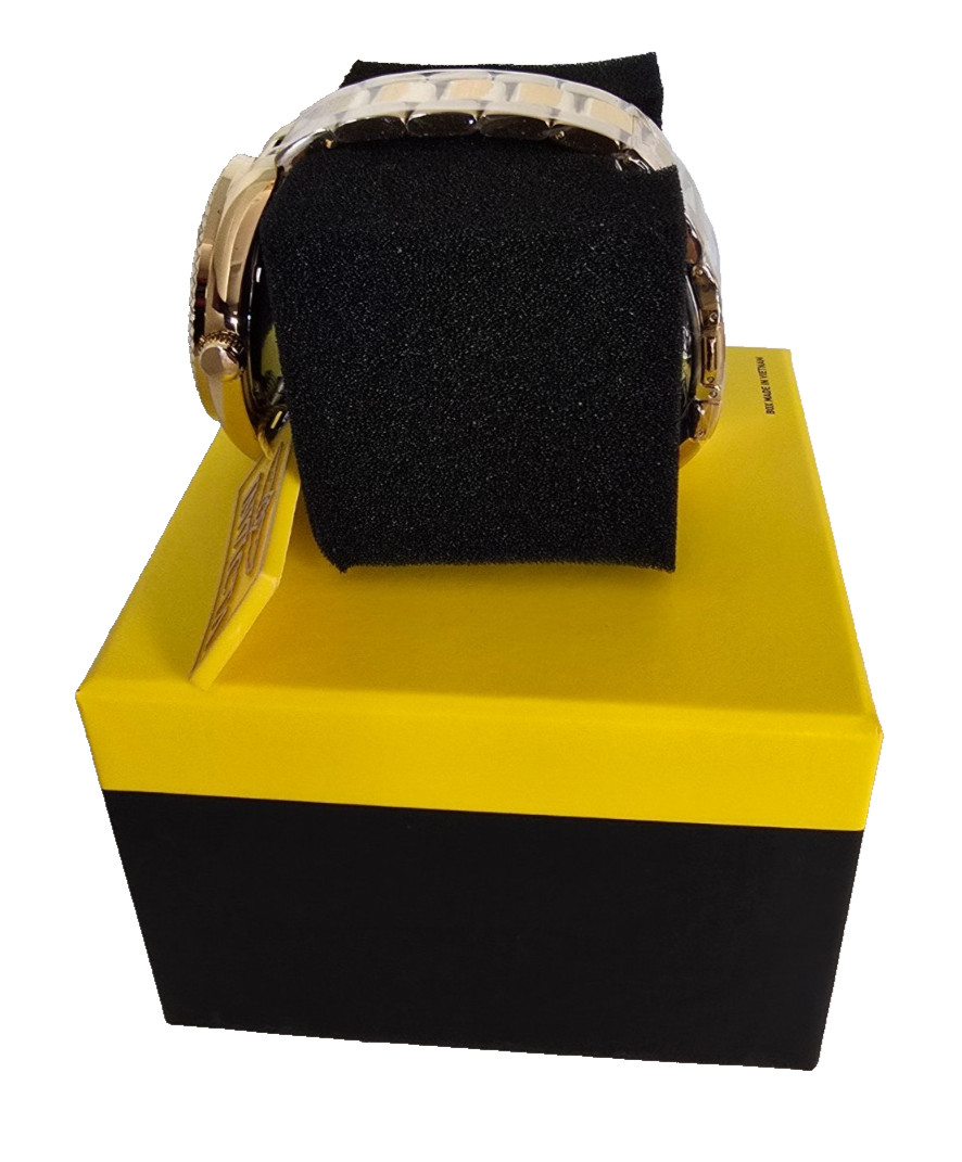 Invicta Specialty Stratford Men’s Watch – 43mm 47458 Gold W/Black Dial – NEW