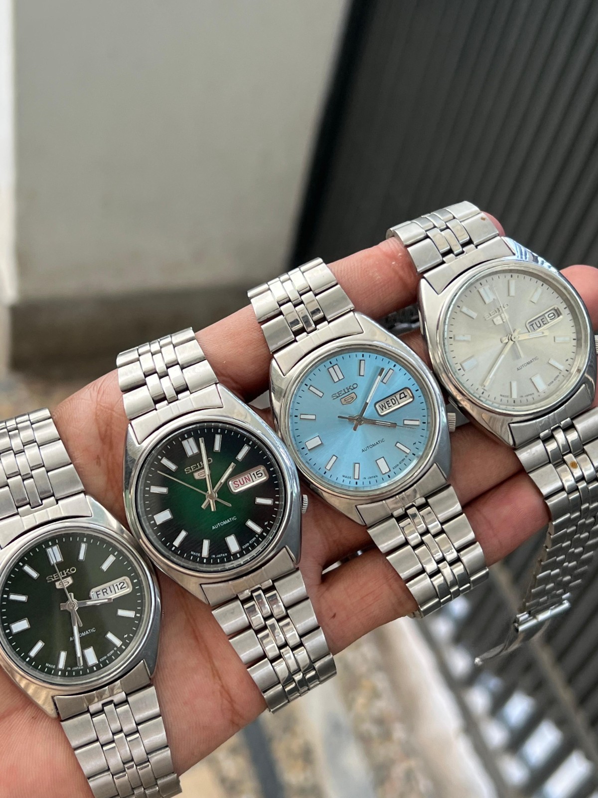 Lot of Vintage Seiko 5 Mens Automatic Watch Day-Date 6309
