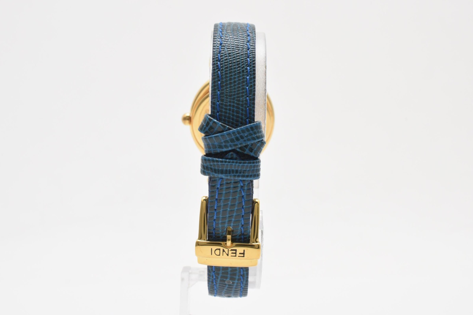 Vintage [N MINT] Fendi 640L Chameleon Change Belt Blue Qz Ladies Watch JAPAN