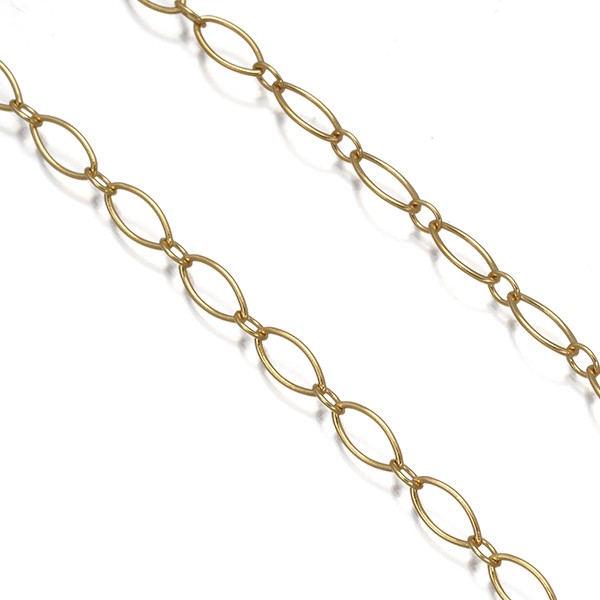 Auth Tiffany&Co. OvalLink Chain Necklace 46cm 18K 750 Yellow Gold