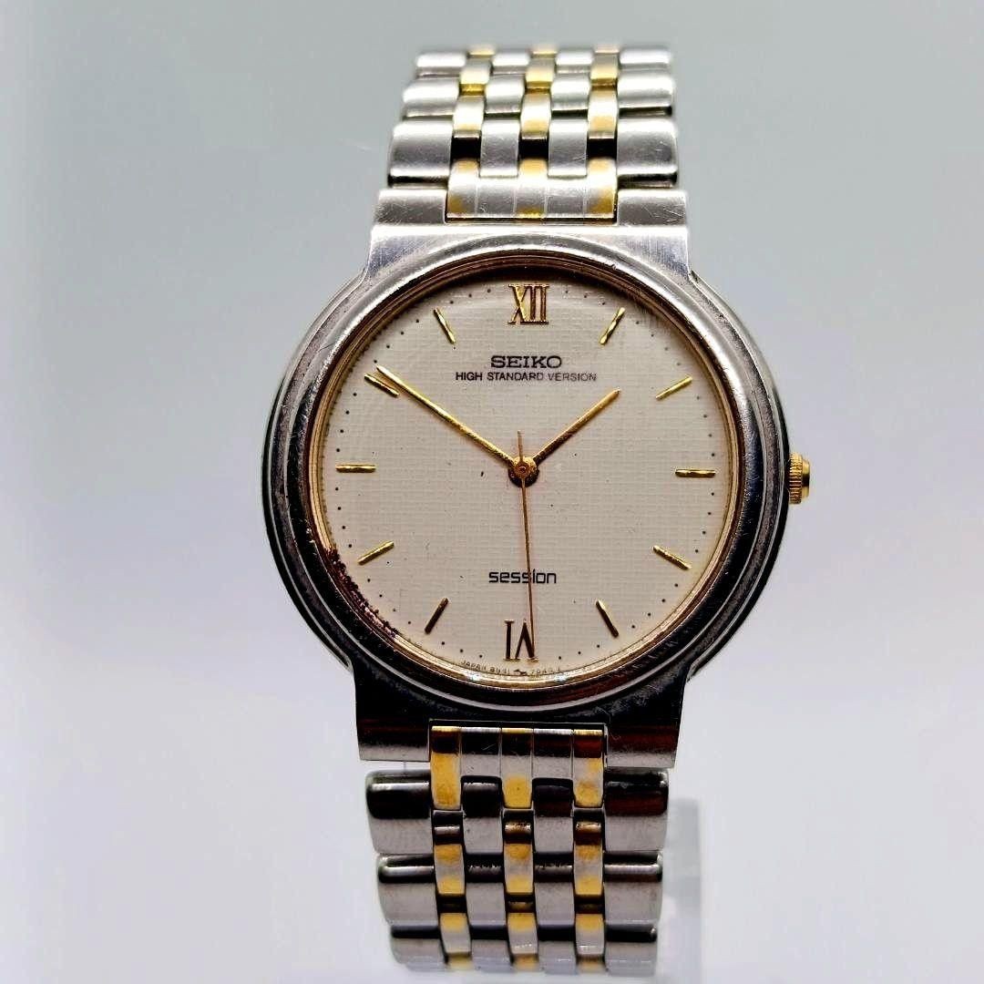 SEIKO 8N41 7010 session wristwatch quartz combination round working condition