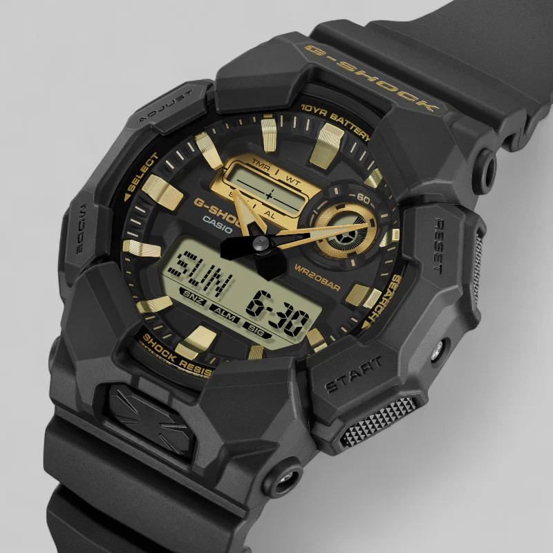*BRAND NEW* Casio G-Shock Analog-Digi Dial Resin Band Men’s Watch GA010GB-1A9