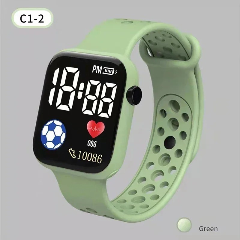 LED Digital Sport Watch Waterproof Wristwatch Men Women Boys Girls Kids Gift
