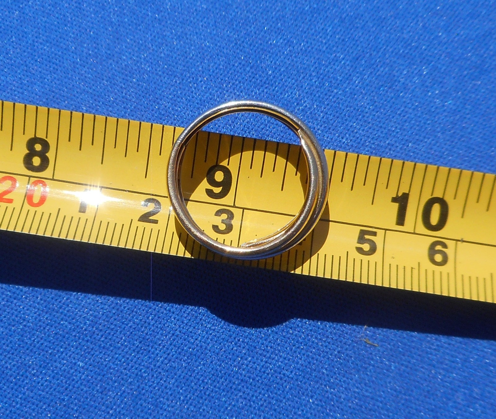 Vintage 14K Gold MILOR ITALY White & Yellow Ring 3 Grams approximately 7 1/2