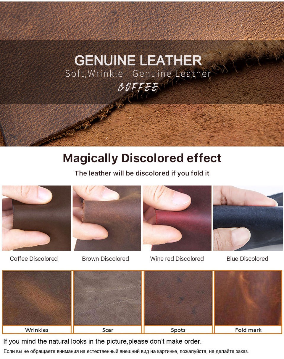 Luxe Brown Cowhide Genuine Leather Watch Organiser Travel Watch Storage Bag Box