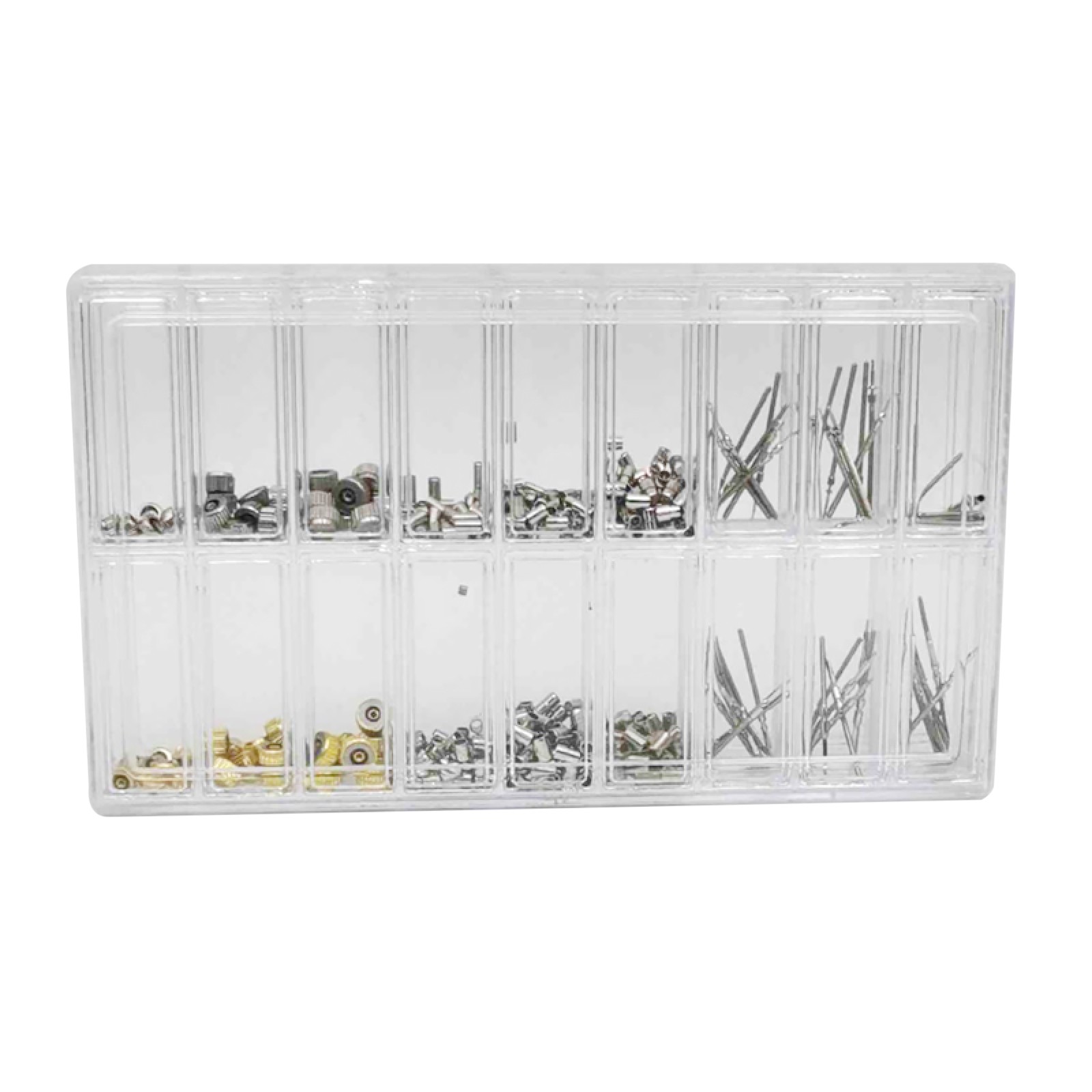 1 Box Mixed Watch Stem /Crown /Tube Set For 2035 2836 8200 7009 8205 Repair C