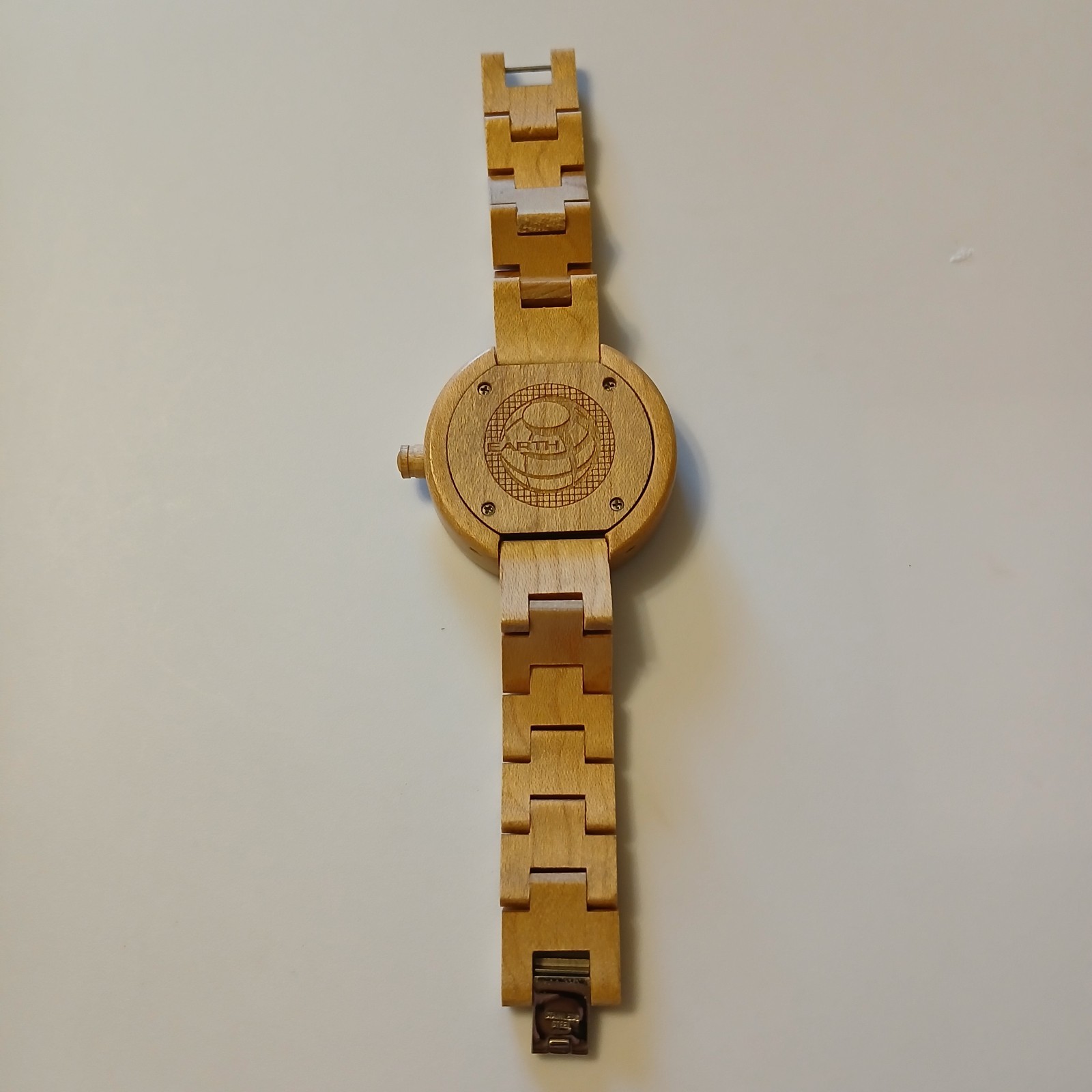 Earth Khaki Wood Casual Eco-Friendly Women’s Boho Watch Multi-Color Dial