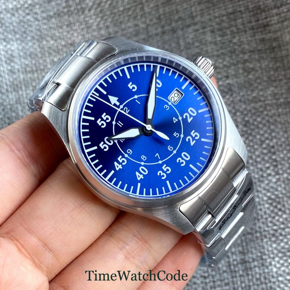 Tandorio Automatic Watch for Men 39mm NH35 PT5000 200m Waterproof Sapphire Glass