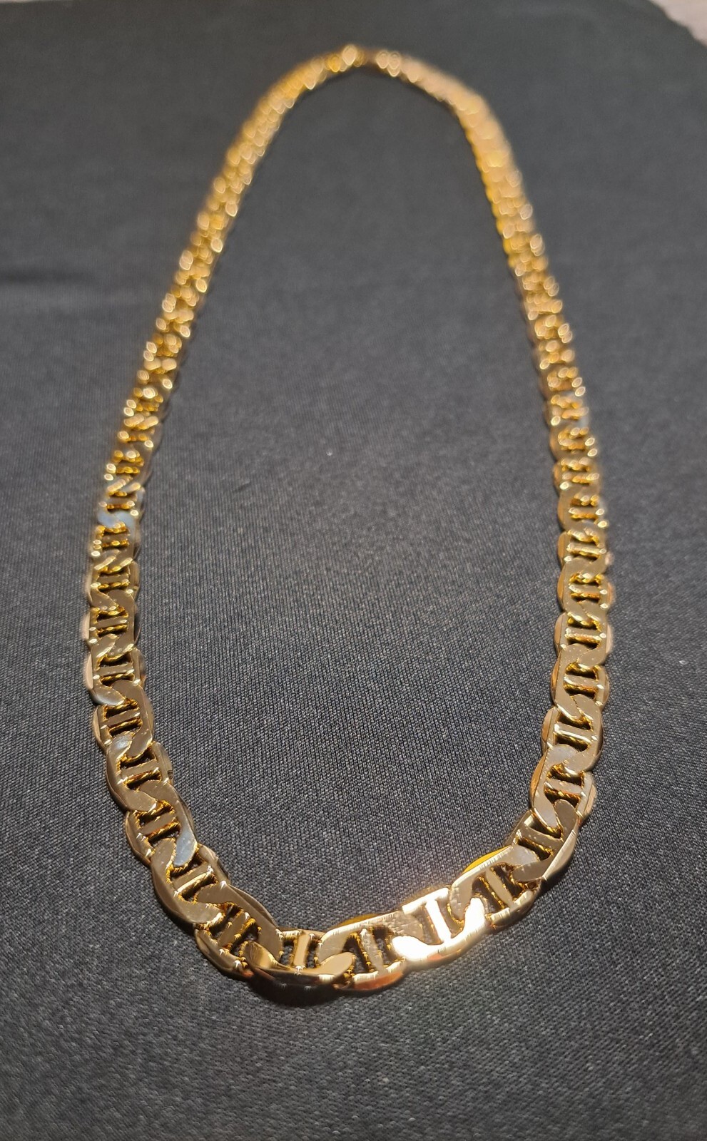 *14K GP 24″ MARINER CHAIN **MADE IN ITALY HIGHEST QUALITY** 7mm! L2
