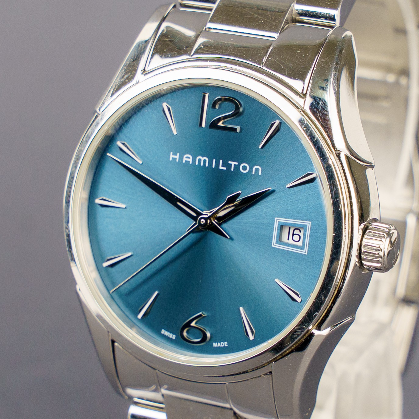 [Near Mint] Hamilton Jazzmaster Date H323512 Women’s Quartz Watch 34mm #2661