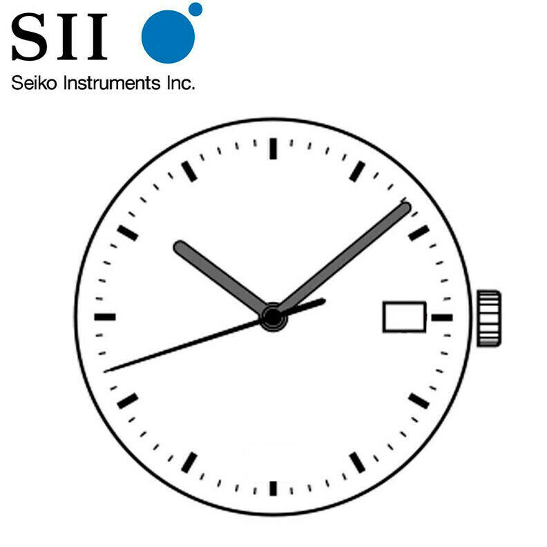 Seiko (SII) NH35 / NH35A Automatic Movement, 3 Hands / Date at 3 – Brand New!