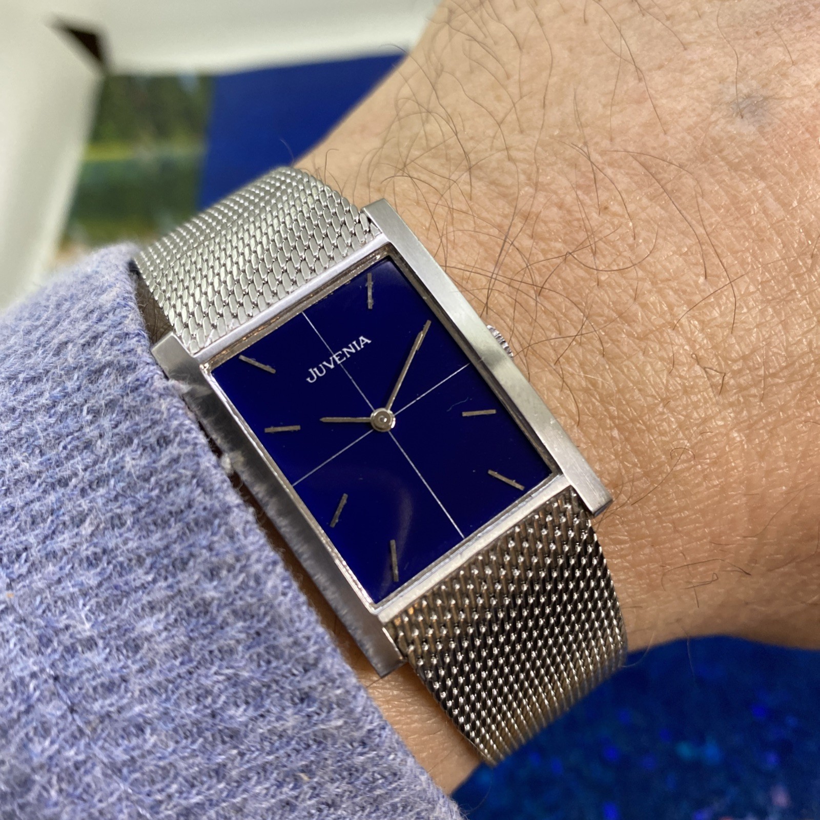 Exquisite Vintage 1960’s Swiss Made JUVENIA Stunning Dial Serviced & WARRANTY