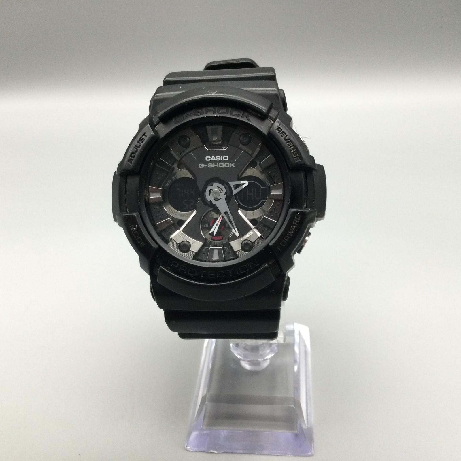 Casio G-Shock 5229 GA-201 Mens Watch 52mm Digital Black Dial Resin New Battery