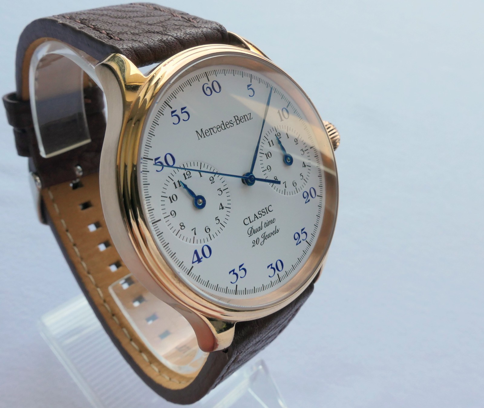 Mercedes Benz Classic Dual Time Zone Design Car Accessory GMT Automatic Watch