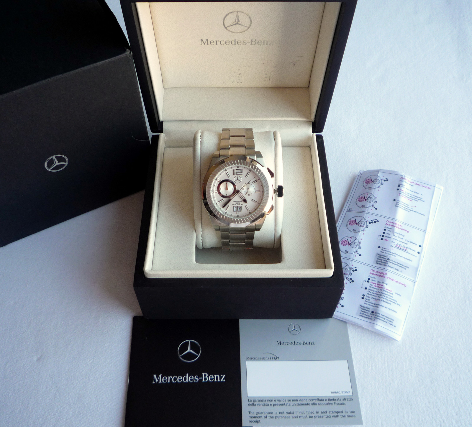 Mercedes Benz Classic Motorsport AMG DTM Racing Driver Sport Chronograph Watch