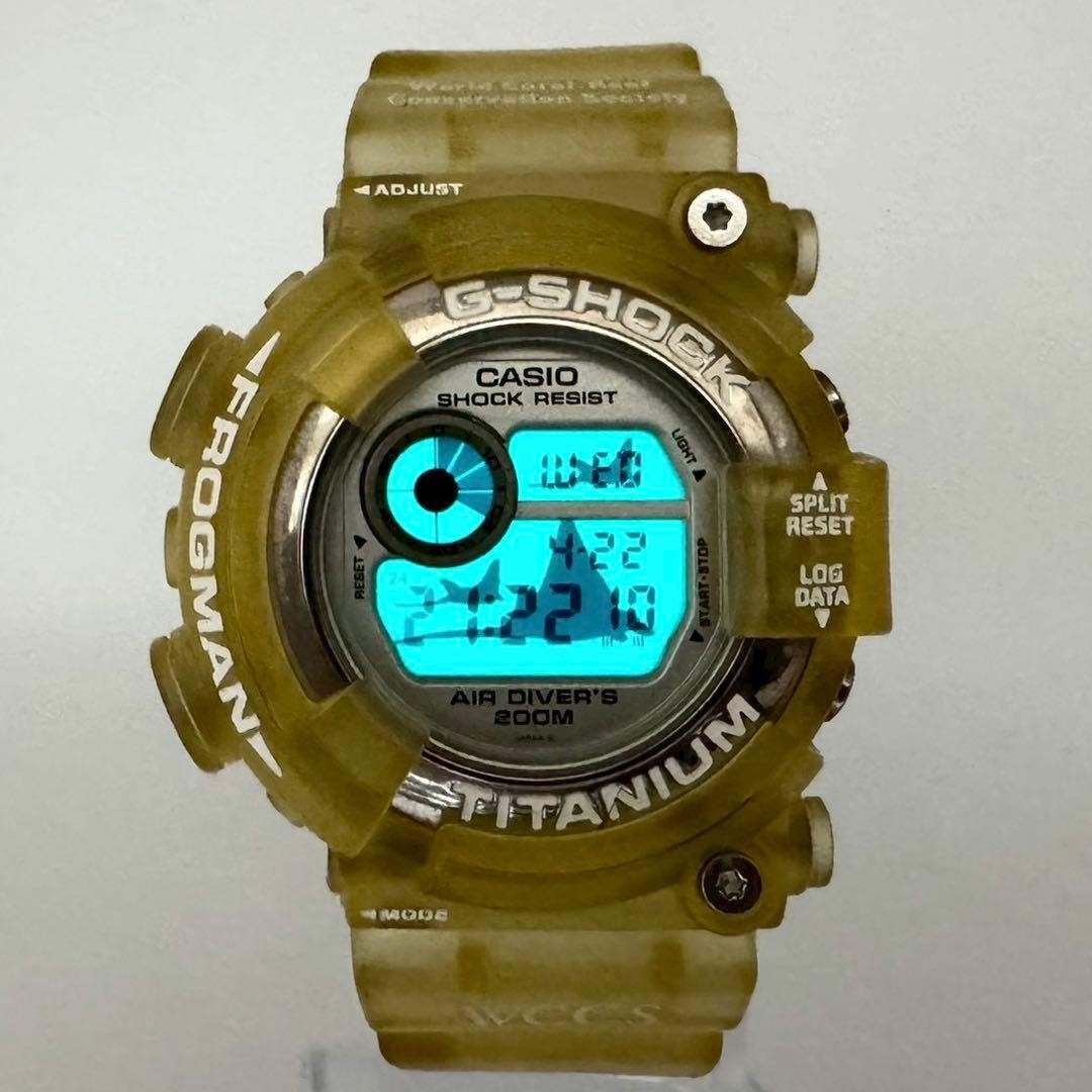 CASIO G-SHOCK Frogman DW-8201WC-8T Triple Manta WCCS Used from Japan