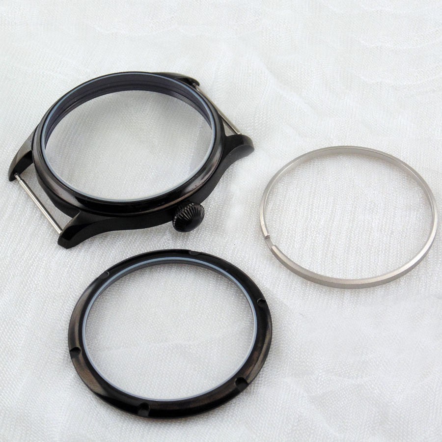 22mm Width Stainless Steel Watch Case For Seagull ST3600 ETA 6497 6498 Movement