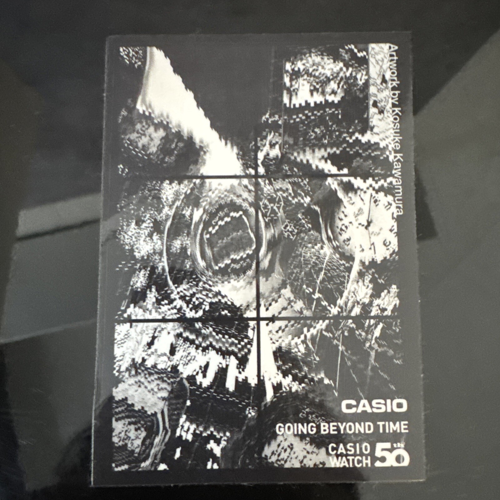 RARE Japan Original Casio G-SHOCK Cardboard Empty Art Box w/ Sticker Variation C