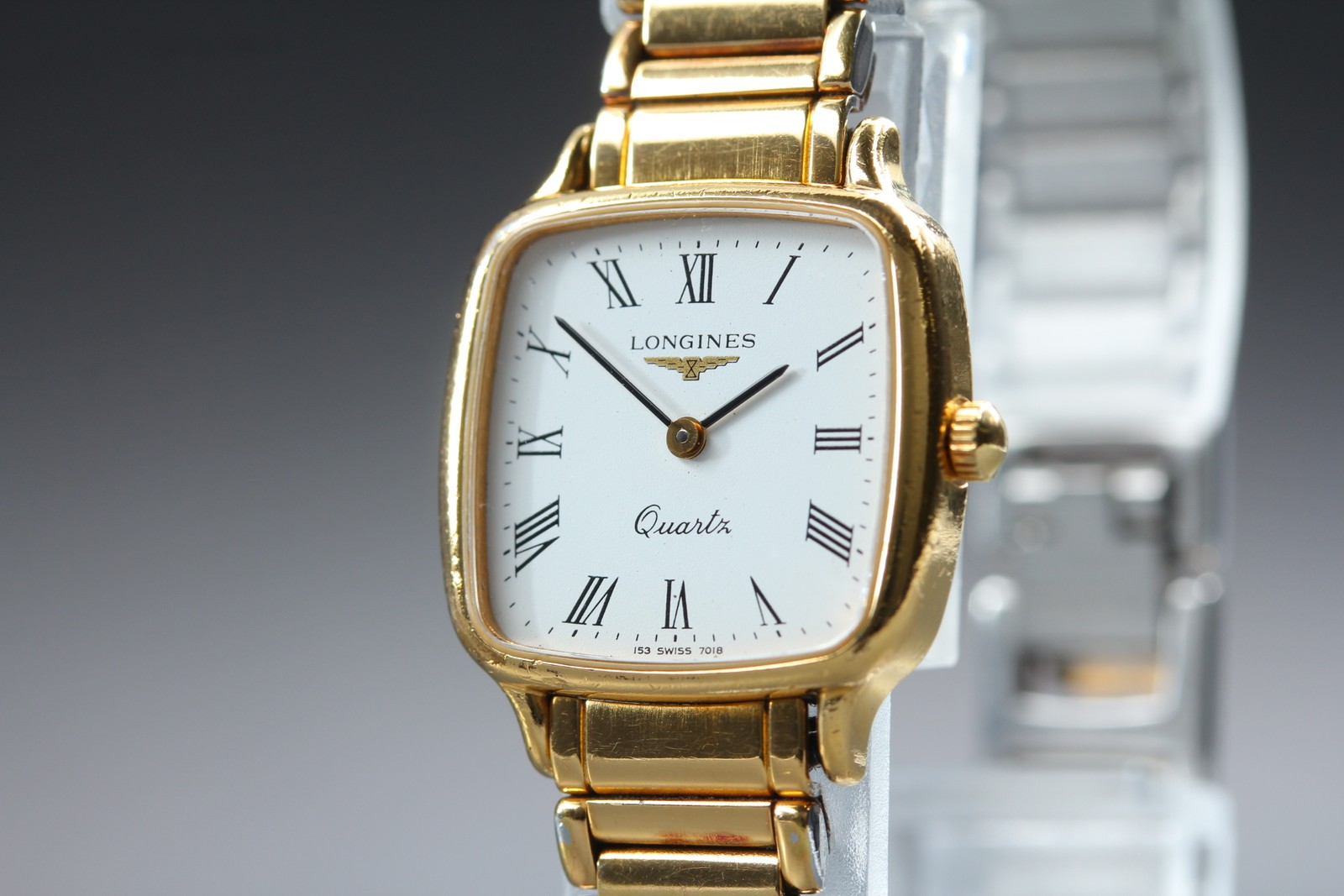 [Near MINT] Longines Cal.L153.2 153 7018 22mm White Dial Quartz Women’s Watch