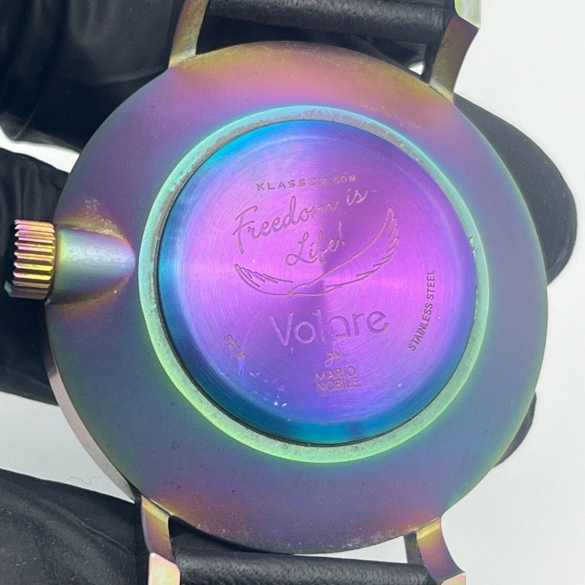 KLASSE14 Volare 42mm Black Dial Quartz Watch Stainless Steel Working