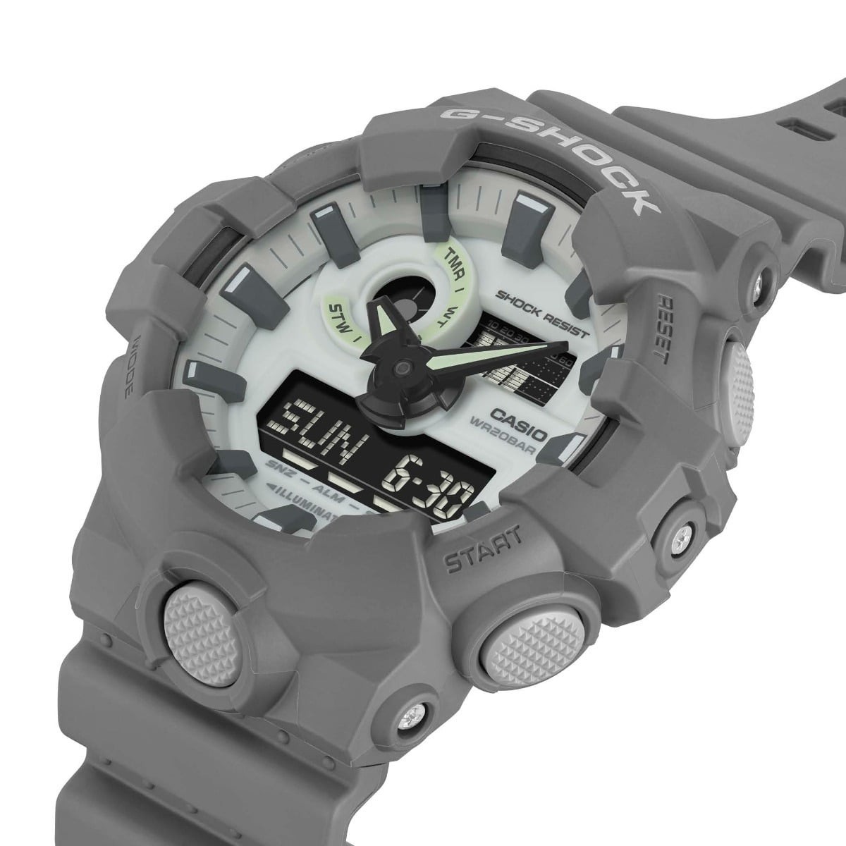 Casio G-Shock GA-700HD-8A Analog Digital Men’s Watch Grey Black 200M