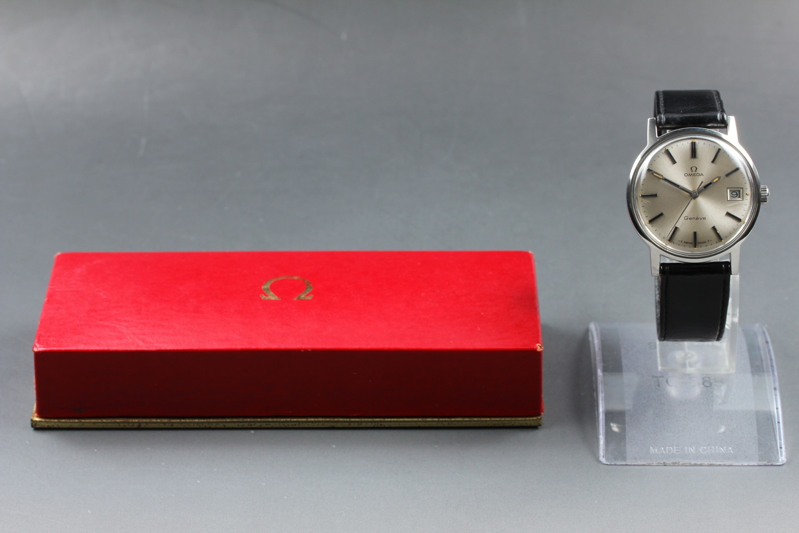 [Near MINT / Box] OMEGA Geneve Cal.613 Manual Winding Date Men’s From JAPAN