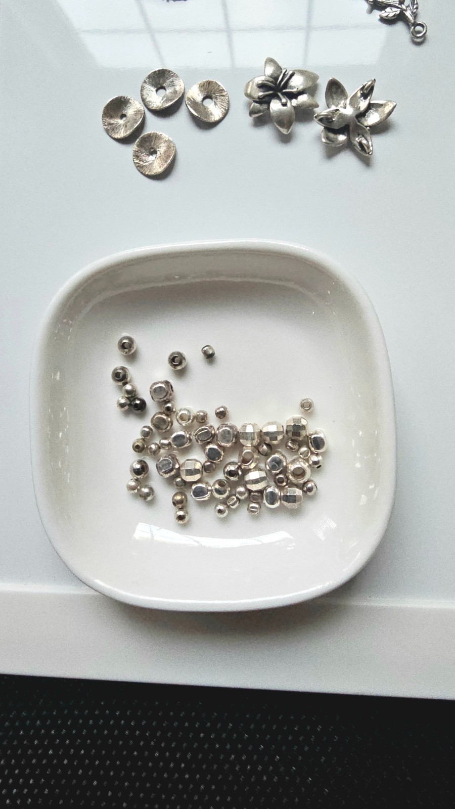 624g Sterling Silver Jewelry Findings Lot 28 Bags Beads Clasps Connectors & More