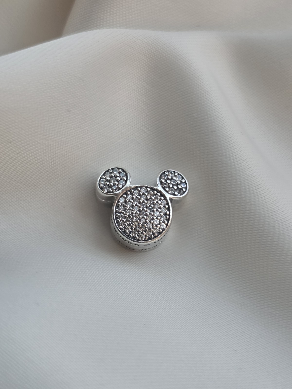 Pandora Disney Parks Mickey Icon Pavé Clip Charm