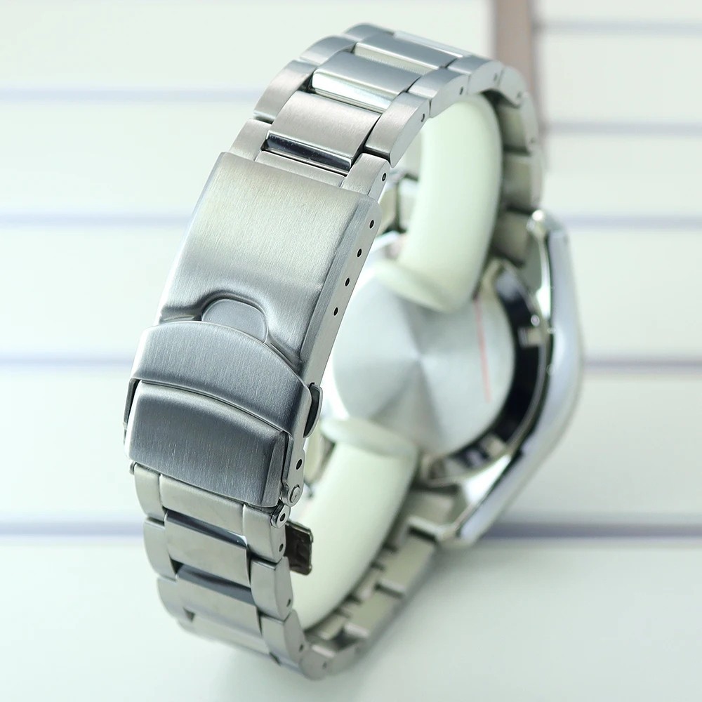 42mm Watch Case Strap Sapphire Crystal Set For NH35 NH36 NH34 NH38 4R36