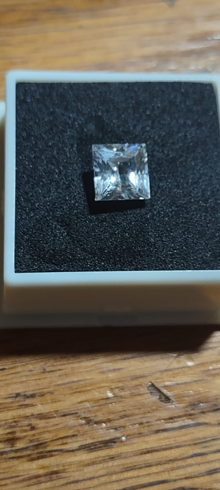 NEW 3.10CT White YAG Gemstone 8x8mm