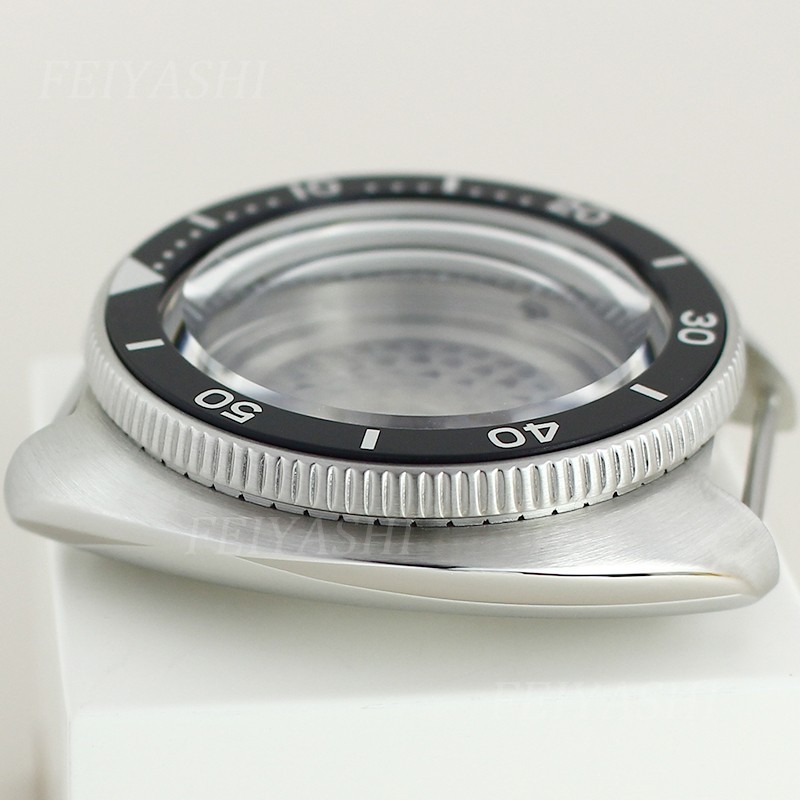 44mm Turtle Mod Stainless Watch Case Fit 28.5mm Dial For Seiko NH35 NH36 NH38