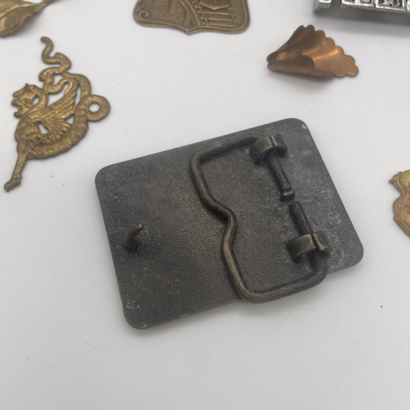 Vintage Metal Jewelry Making Findings Parts & Charms Mixed Lot