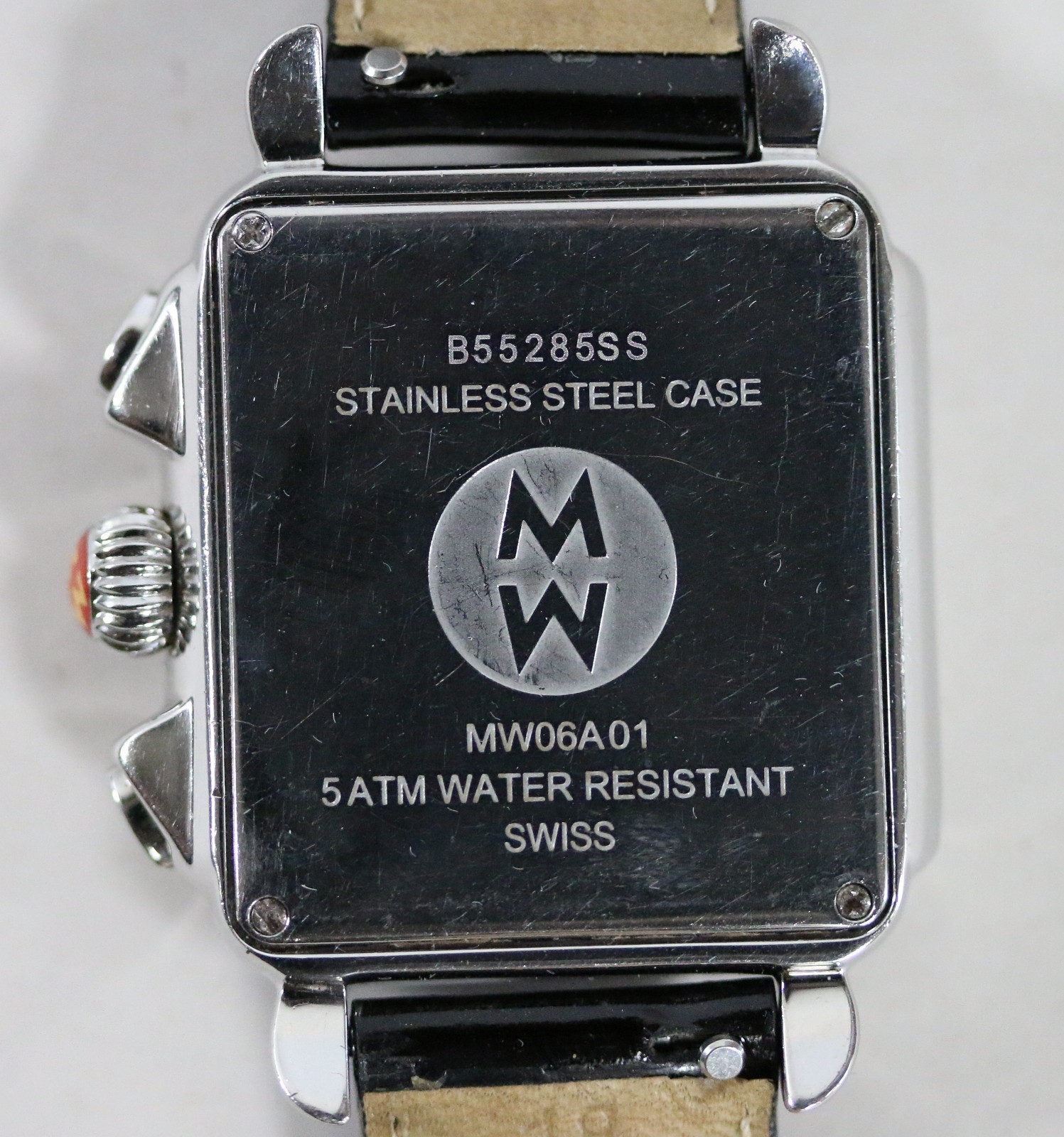 Michele Deco Diamond Chronograph Women’s Watch Mother of Pearl MW06A01 w/ Box