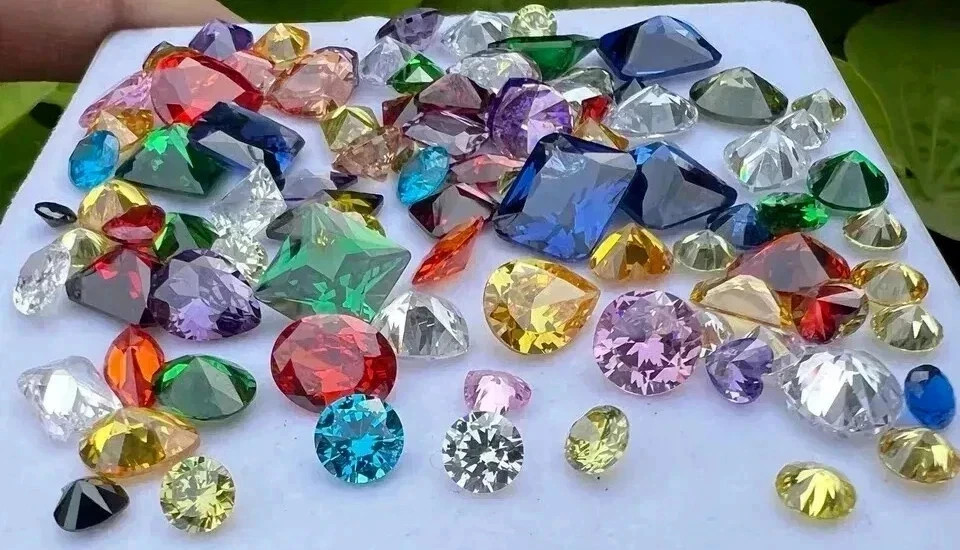 60 Ct+ Mix Cut Multicolor Certified Natural Cambodian Zircon Lot Loose Gemstone