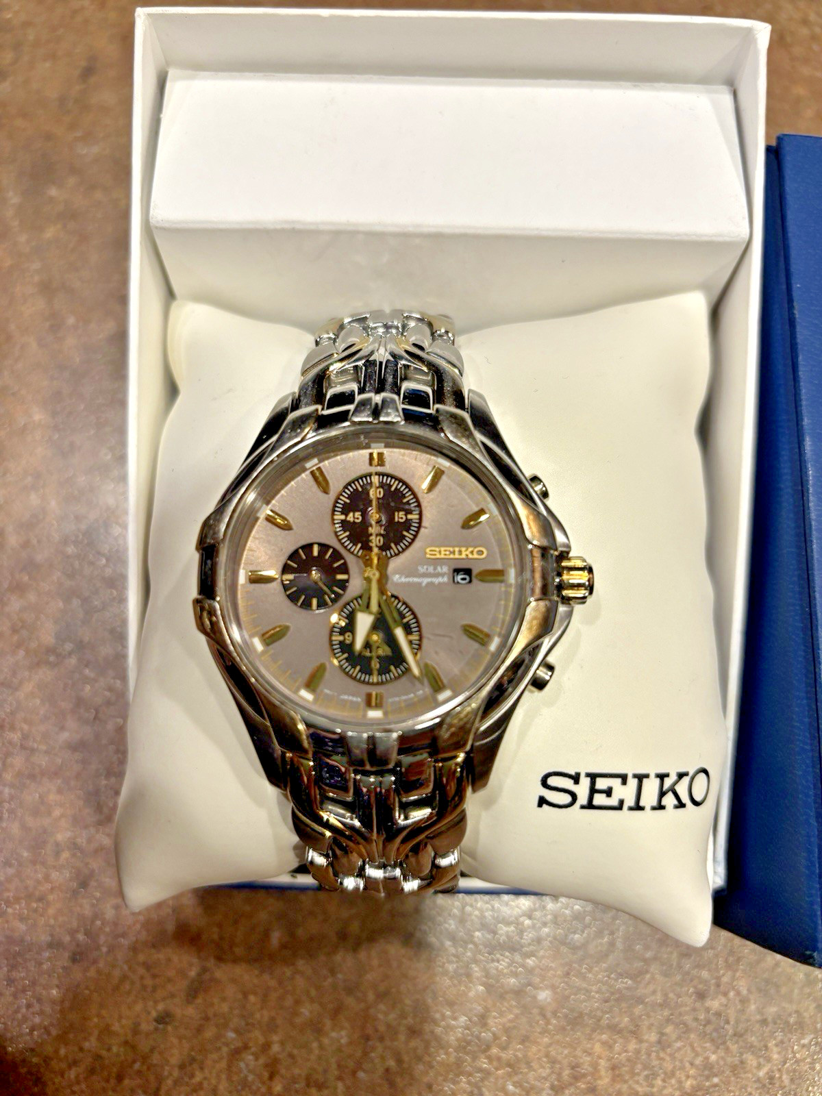 Seiko #SSC138 Solar Powered Alarm Chronograph w/new capacitor on Nov. 2025