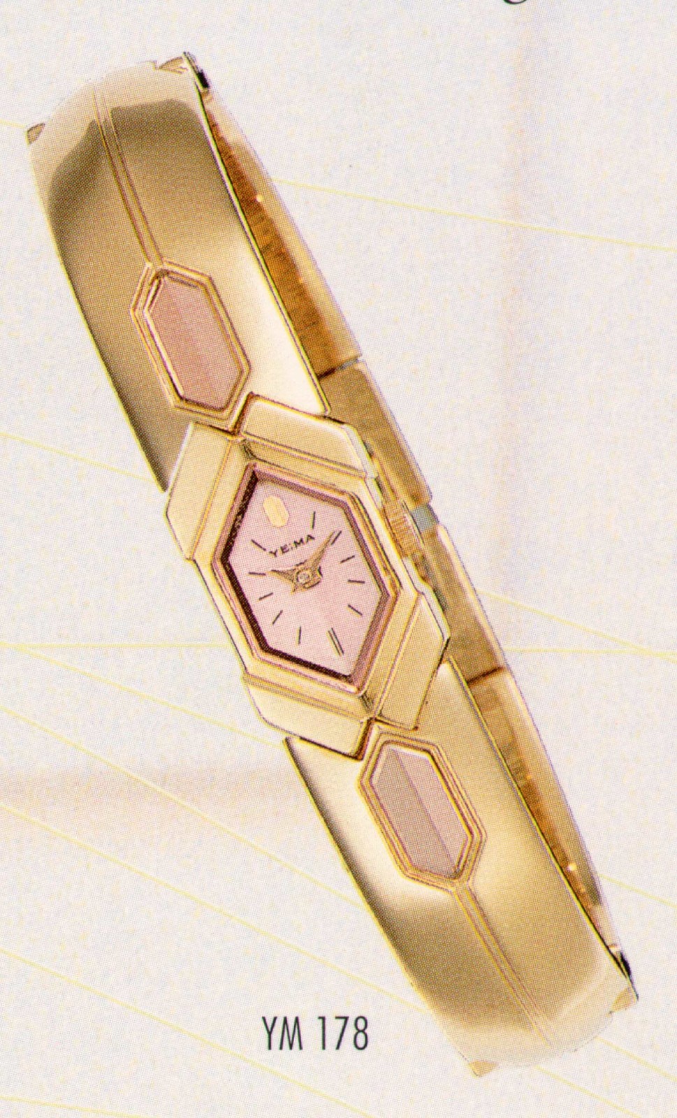 YEMA Paris YM 178 Women’s 3-3/4 Ligne Quartz Bangle Watch *New Vintage Stock*