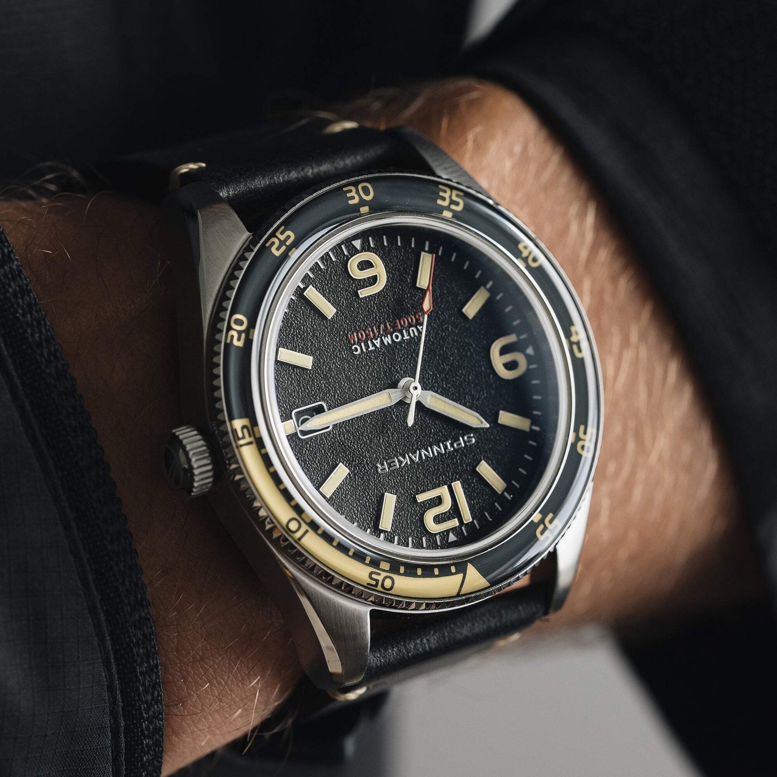 Spinnaker Fleuss Stainless Steel 43mm Japanese Automatic Wristwatch