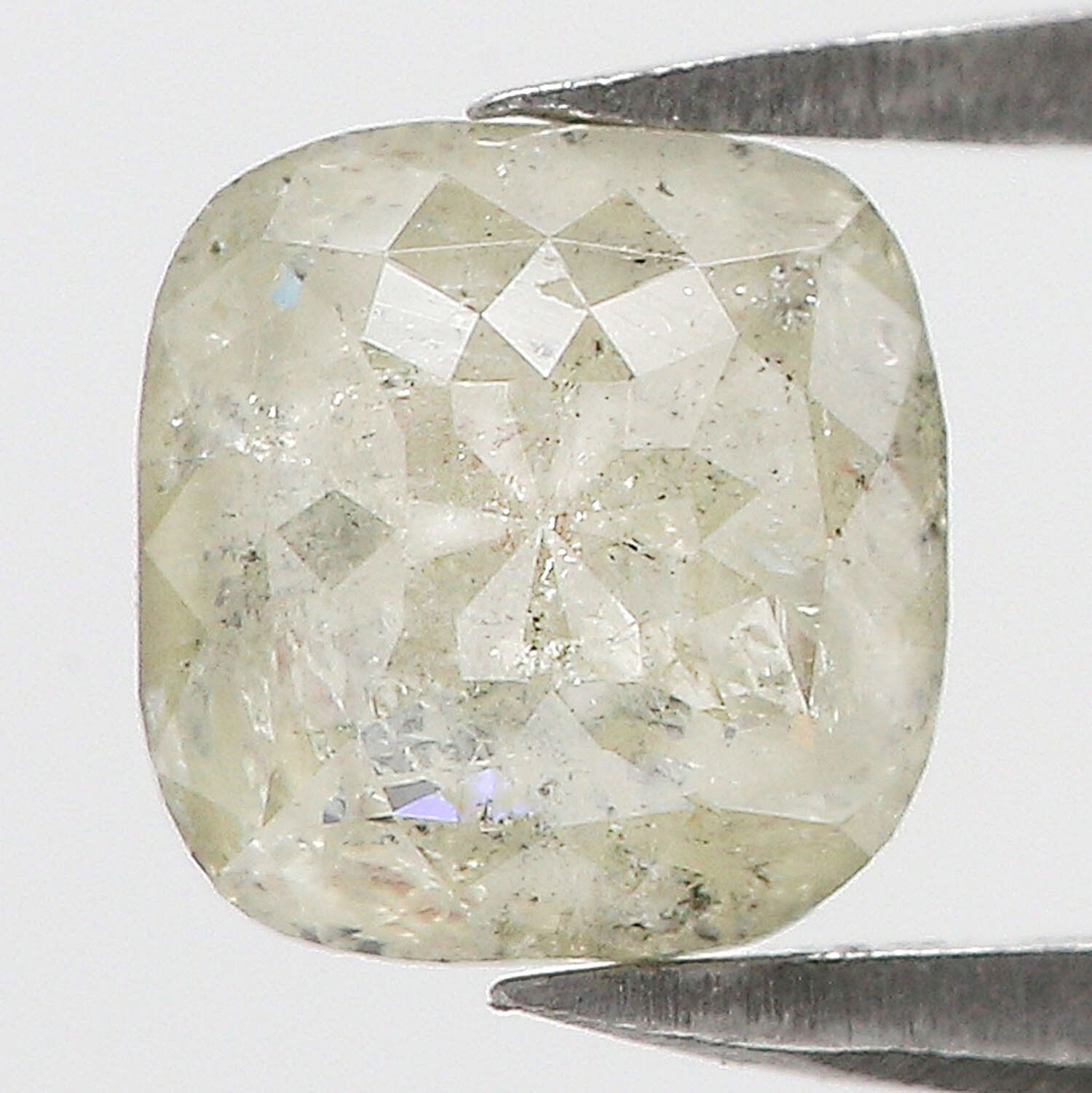 1.44 CT Natural Loose Cushion Shape Diamond 6.40 MM Grey Color Diamond QL6437