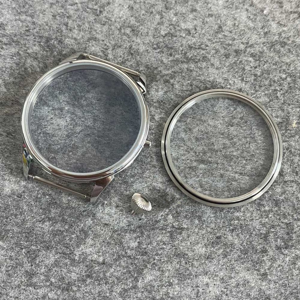 42mm Stainless Steel Waterproof Watch Case Set For ETA 6497 6498 ST3600 Movement