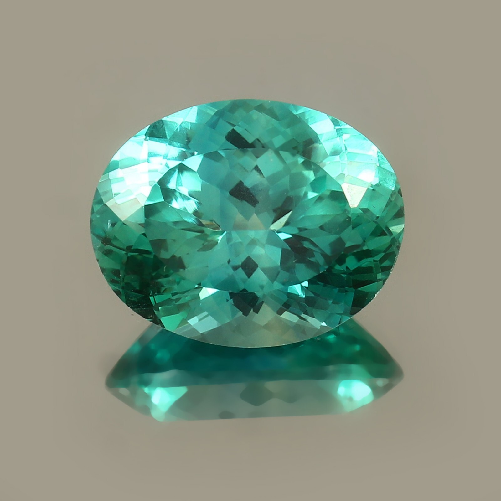 AAA Natural Ceylon Blue Green Parti Sapphire Oval Cut Loose Gemstone 25.10 Ct