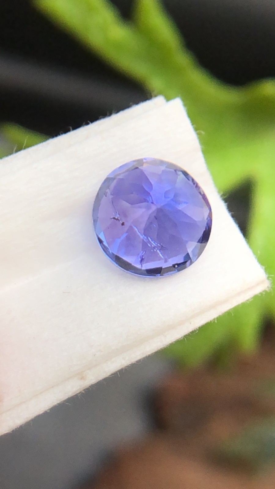 6 MM Natural Purple Blue Tanzanite Round Cut Inclusion Loose Gemstone