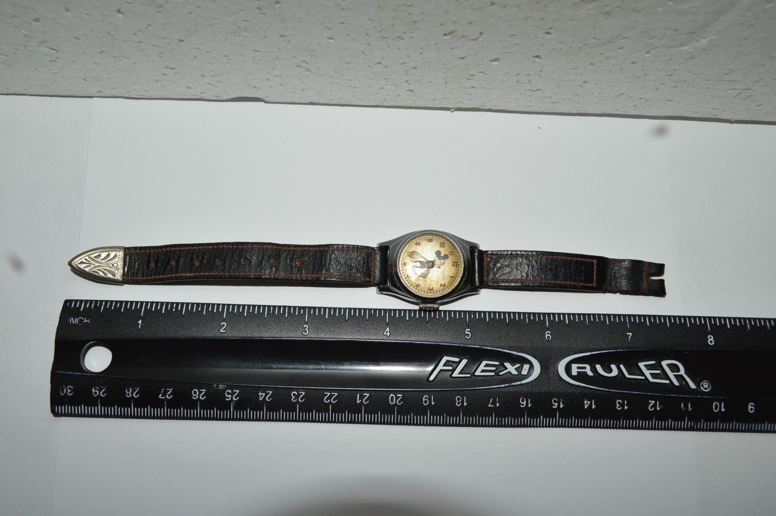 Ingersoll US Time A-4015 Mickey Mouse Watch Wind Up 23mm 1940s Sold As Is Parts