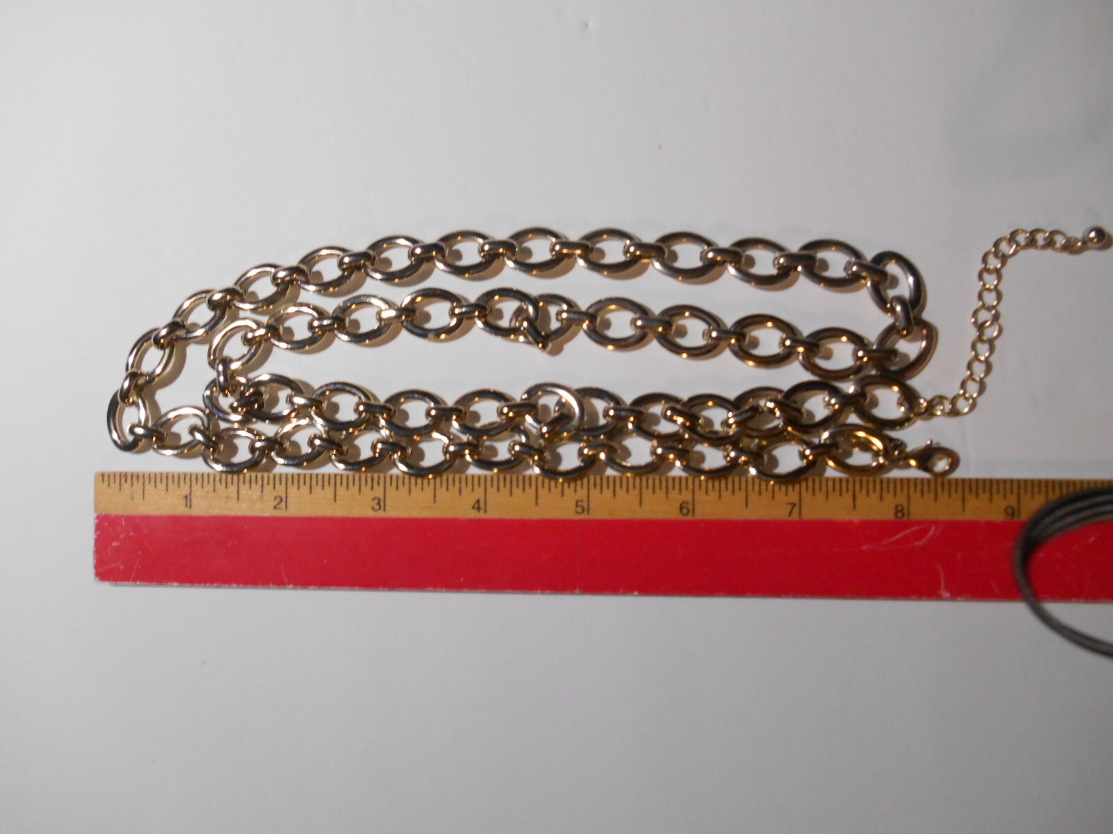 Ann Taylor Gold Tone Classic Chain Link Necklace 35″ Jewelry