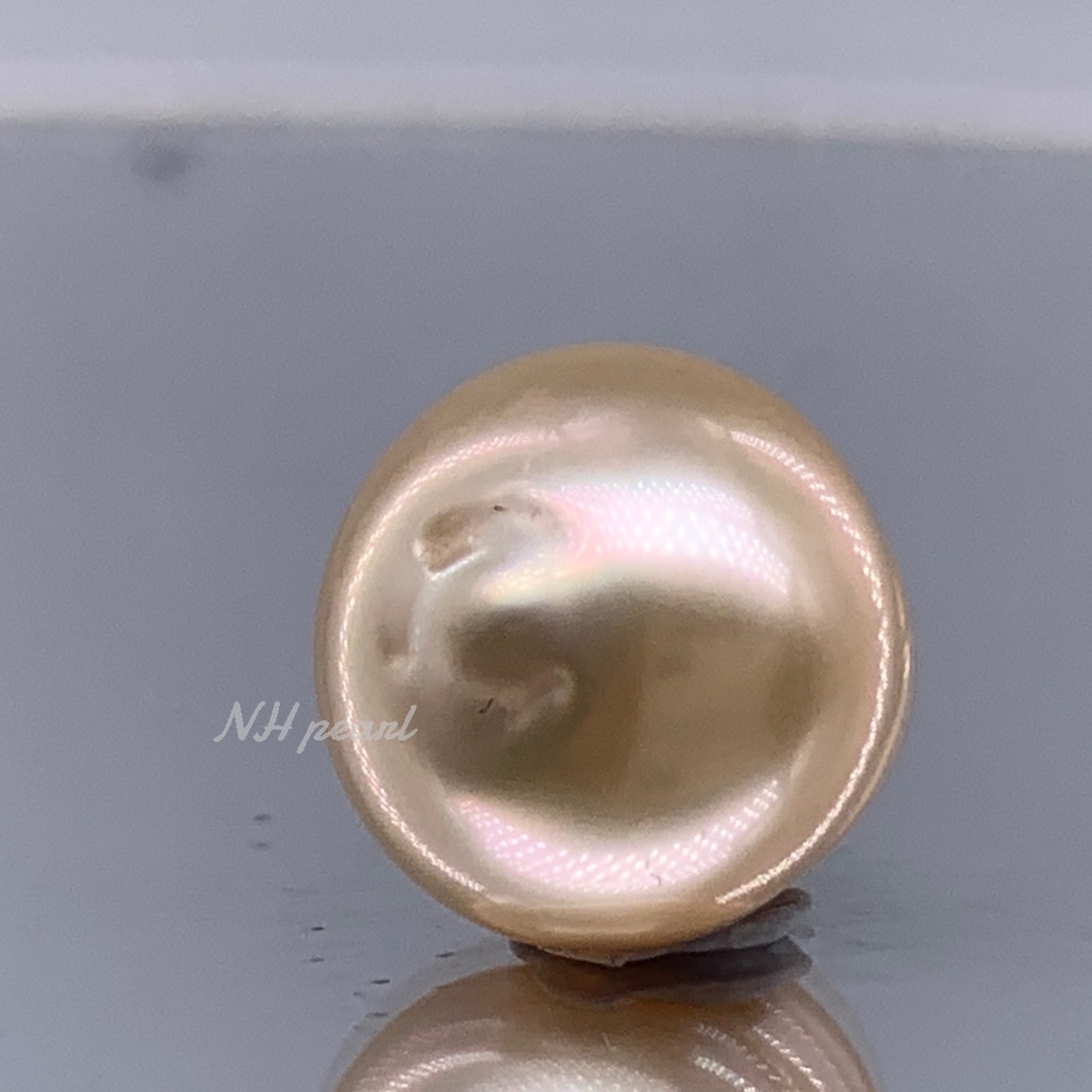 South Sea Pearl Near round 12.4mm x 12.4mm Lombok Indonesia2.50g undrilled