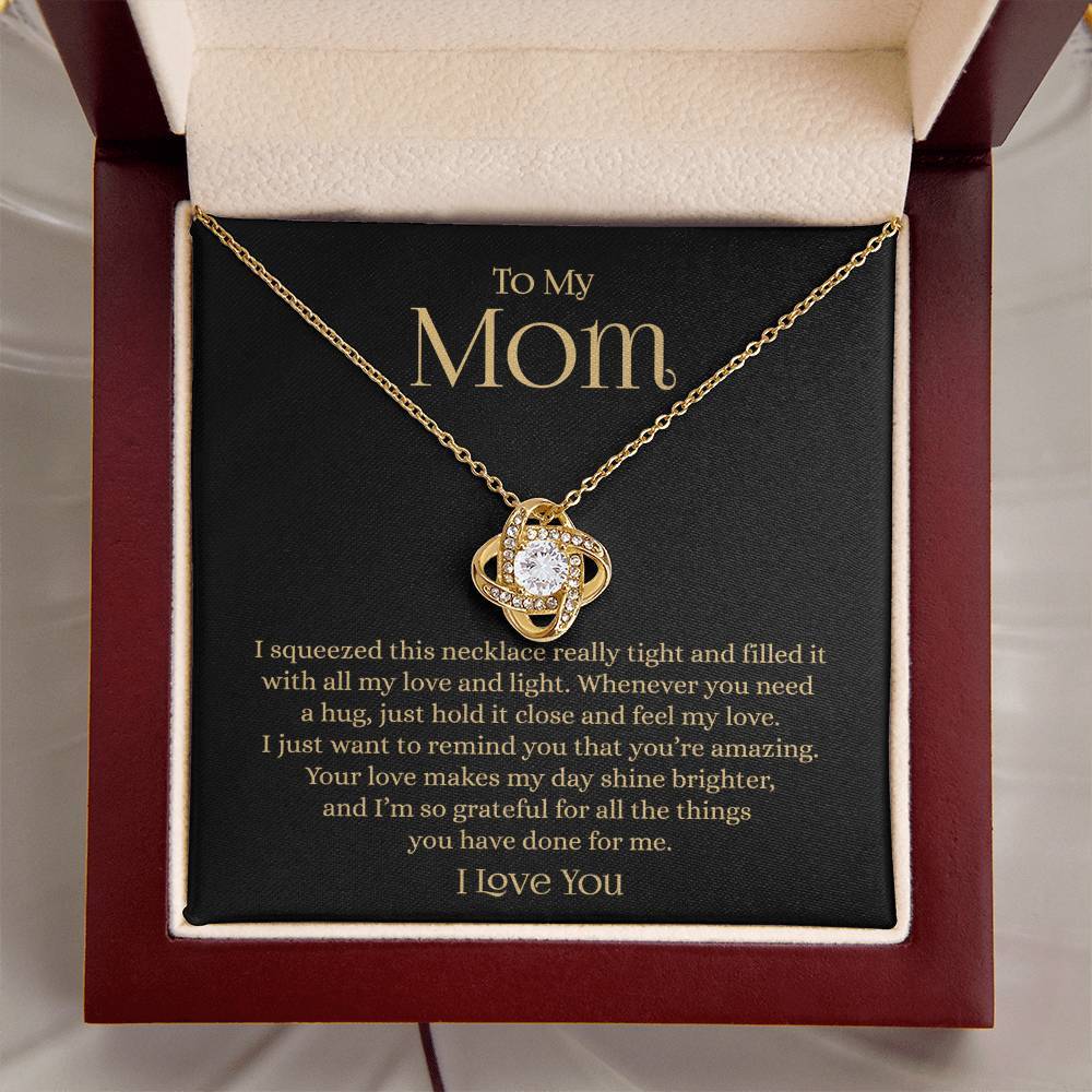 My Mom Necklace, Gift From Daughter Son, Mom Jewelry Birthday Mother’s Day Gifts